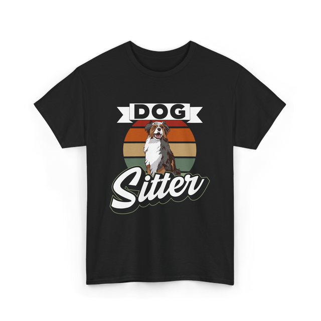 Dog Sitter Dog Sitting T-Shirt - Black