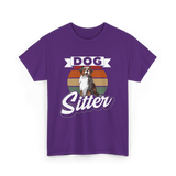 Dog Sitter Dog Sitting T-Shirt - Purple