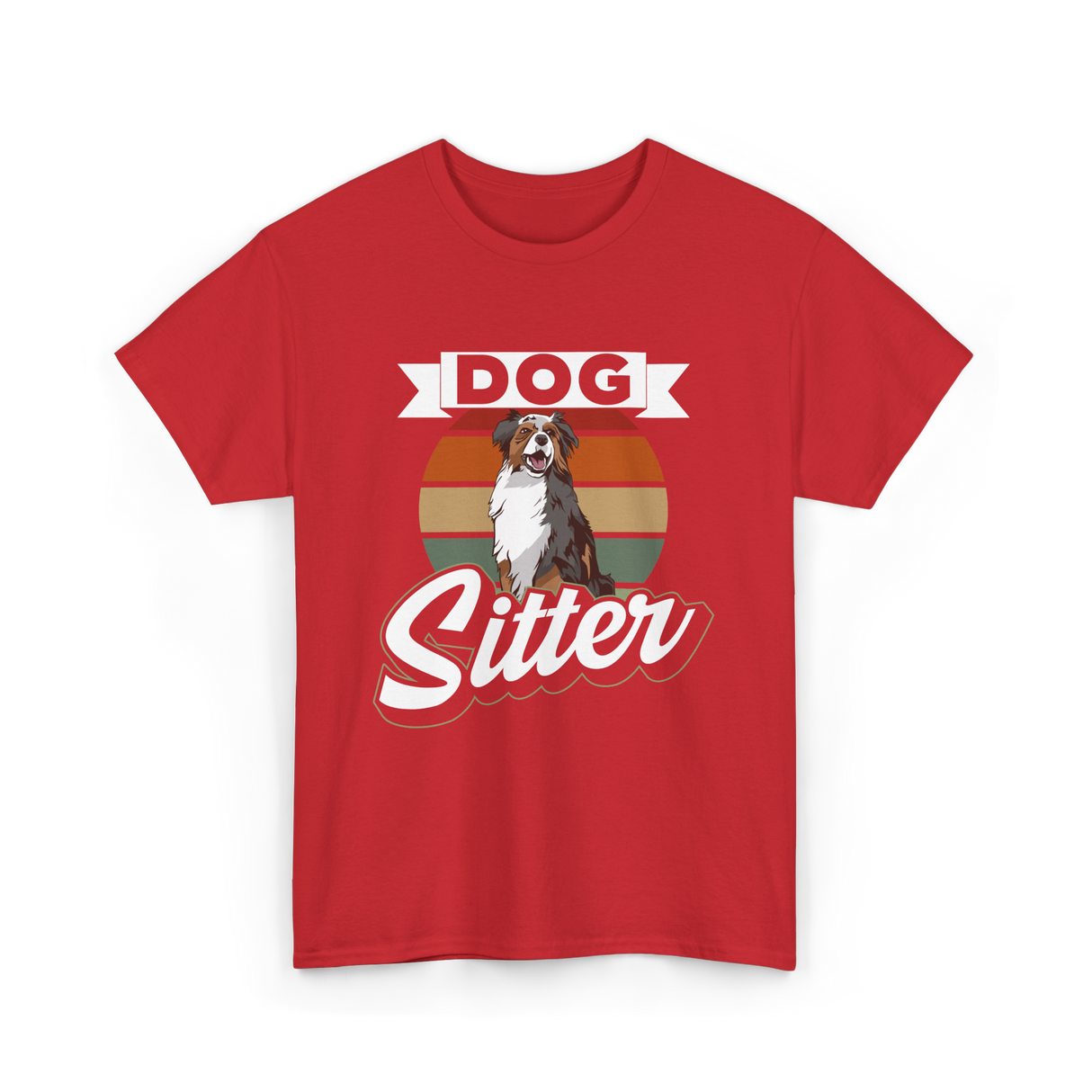 Dog Sitter Dog Sitting T-Shirt - Red