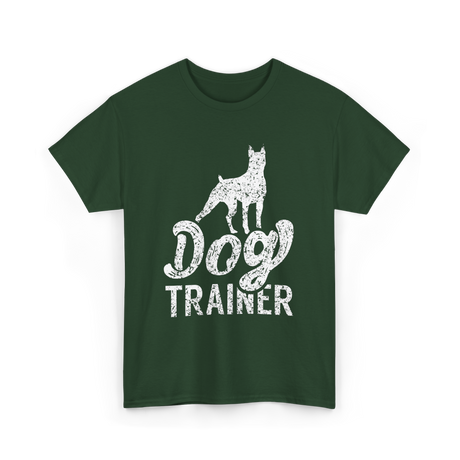 Dog Trainer Training Handler T-Shirt - Forest Green