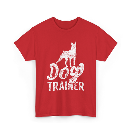 Dog Trainer Training Handler T-Shirt - Red