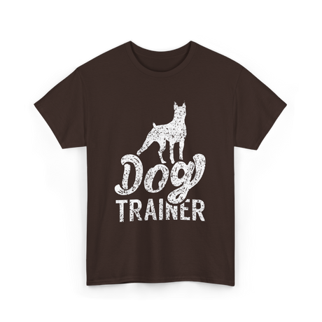 Dog Trainer Training Handler T-Shirt - Dark Chocolate