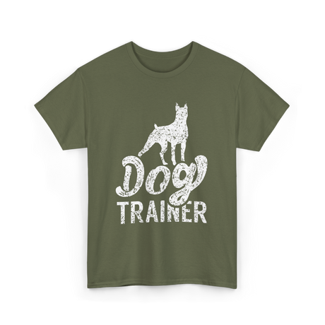 Dog Trainer Training Handler T-Shirt - Military Green