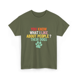 Dogs Dog Lover T-Shirt - Military Green