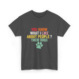 Dogs Dog Lover T-Shirt - Dark Heather