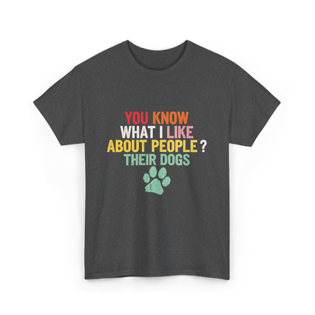 Dogs Dog Lover T-Shirt - Dark Heather