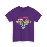 Dogs Dog Lover T-Shirt - Purple