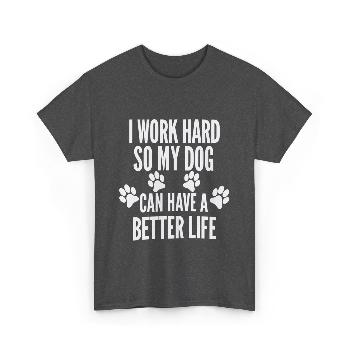 Dogs Life T-Shirt - Dark Heather