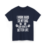 Dogs Life T-Shirt - Navy