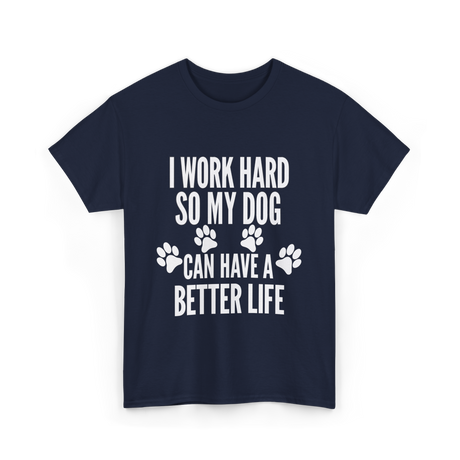 Dogs Life T-Shirt - Navy