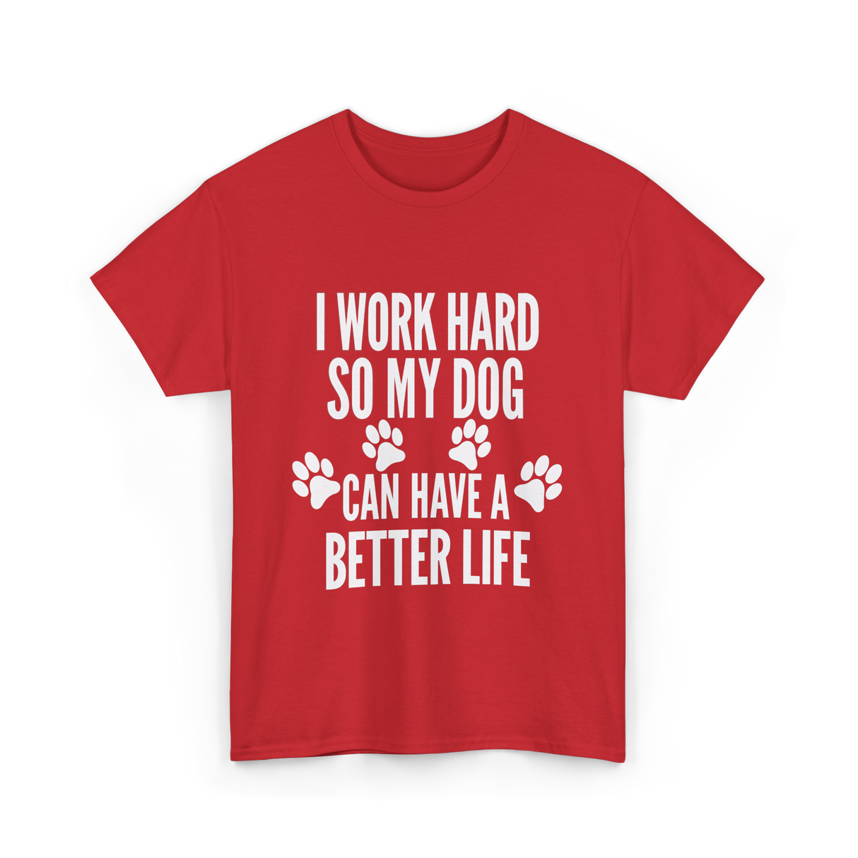 Dogs Life T-Shirt - Red