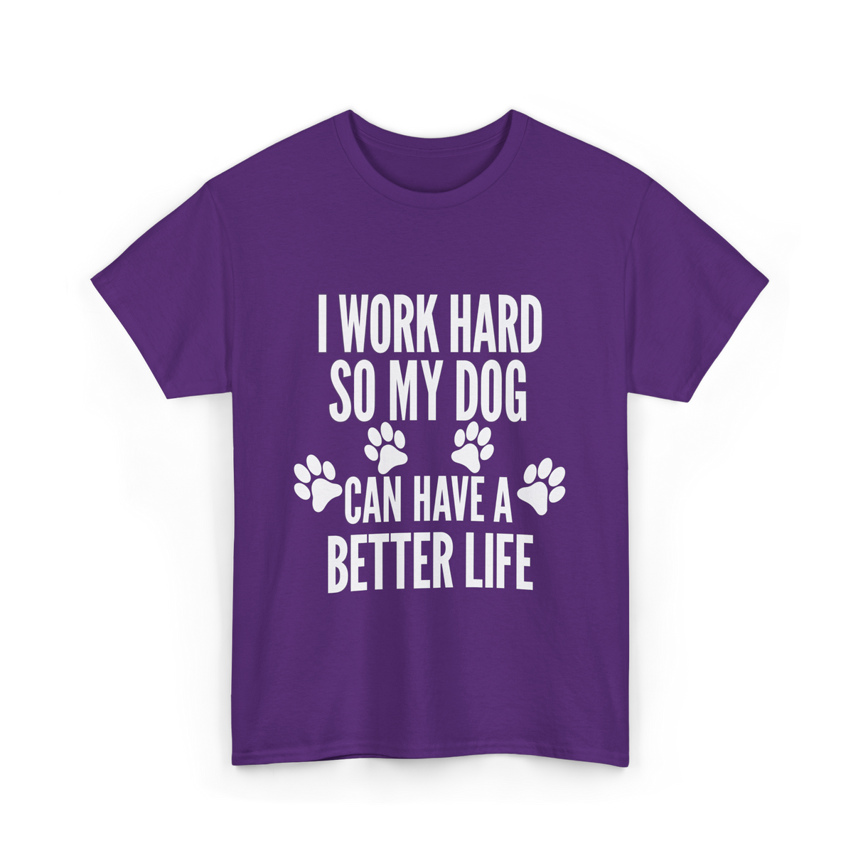 Dogs Life T-Shirt - Purple