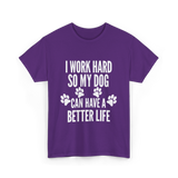 Dogs Life T-Shirt - Purple