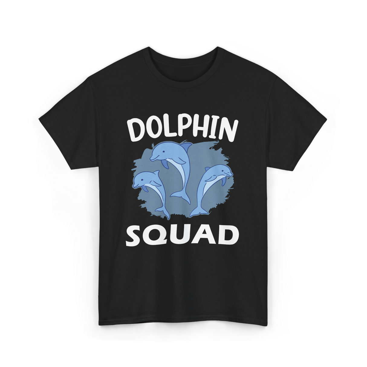 Dolphin Squad Dolphin Lovers T-Shirt - Black