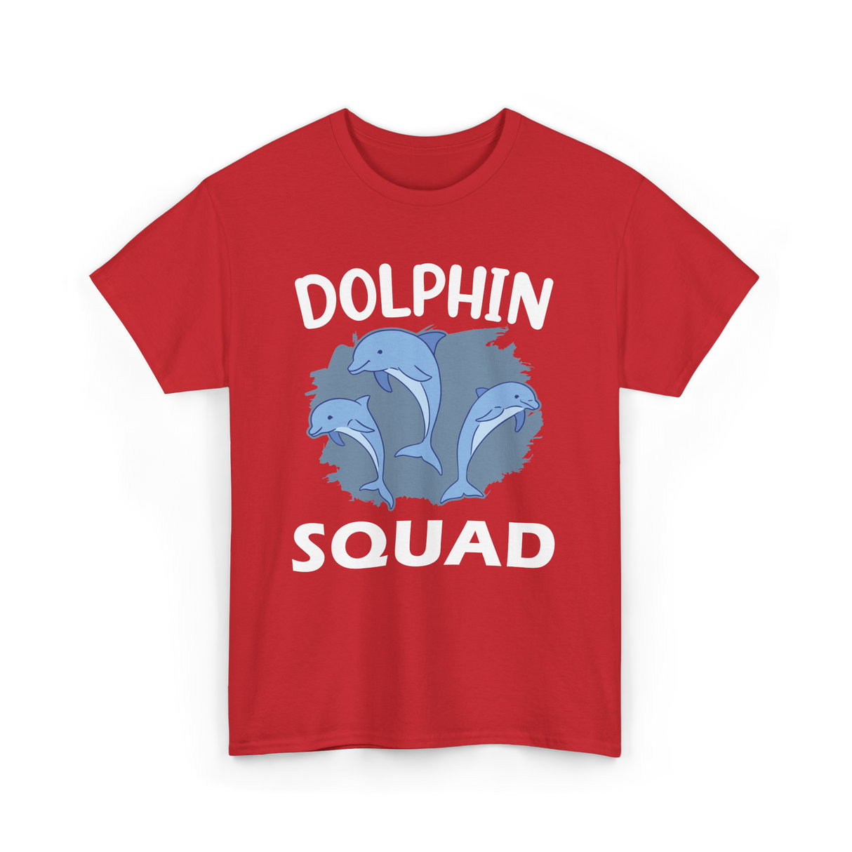 Dolphin Squad Dolphin Lovers T-Shirt - Red