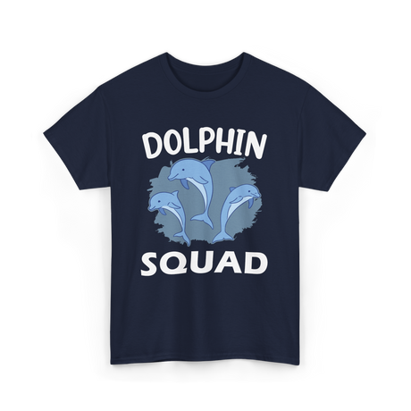 Dolphin Squad Dolphin Lovers T-Shirt - Navy