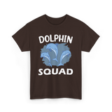 Dolphin Squad Dolphin Lovers T-Shirt - Dark Chocolate