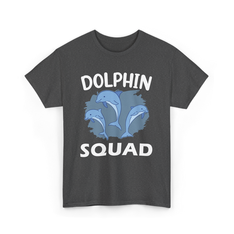 Dolphin Squad Dolphin Lovers T-Shirt - Dark Heather