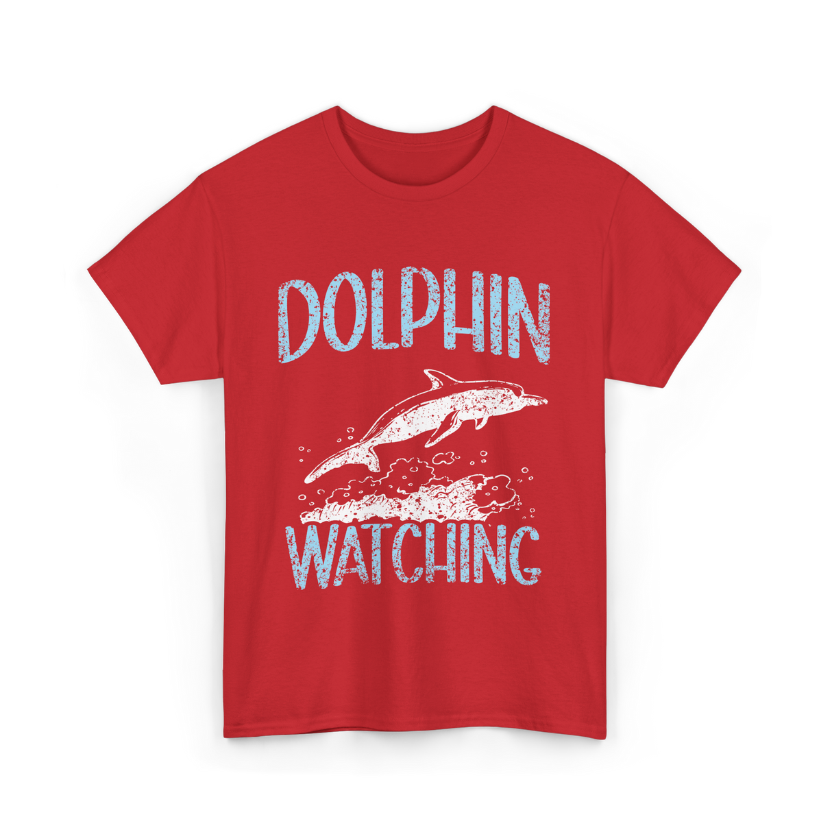 Dolphin Watching Dolphin Watcher T-Shirt - Red