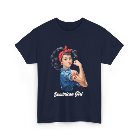 Dominican Girl Dominican Republic T-Shirt - Navy