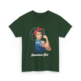 Dominican Girl Dominican Republic T-Shirt - Forest Green