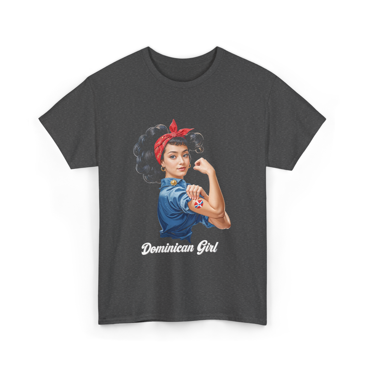 Dominican Girl Dominican Republic T-Shirt - Dark Heather