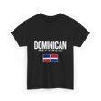 Dominican Republic Flag Dominican T-Shirt - Black