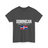 Dominican Republic Flag Dominican T-Shirt - Dark Heather