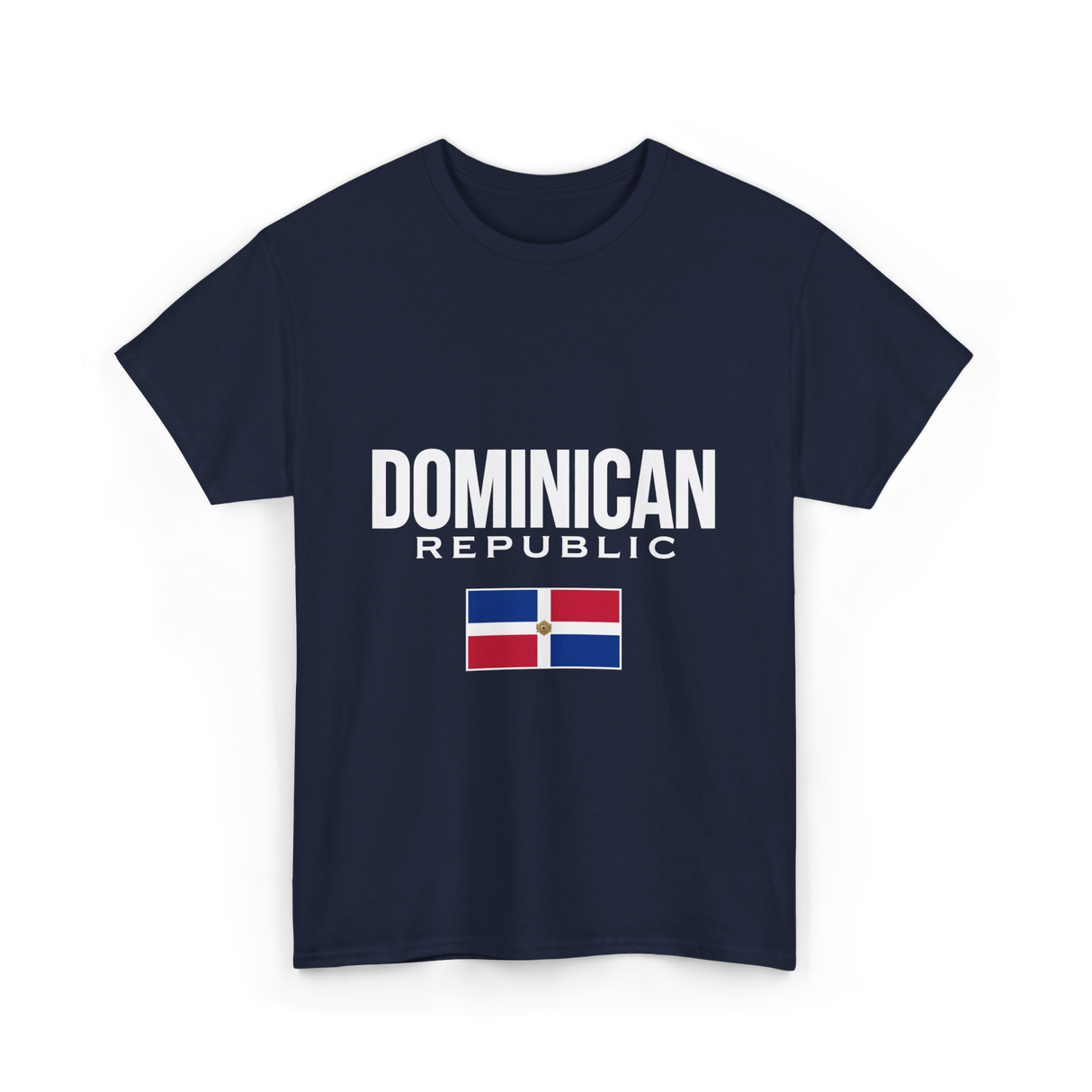 Dominican Republic Flag Dominican T-Shirt - Navy