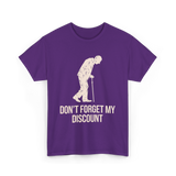 Don't Forget My Discount T-Shirt - Purple