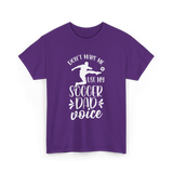 Don't Make Me Soccer Dad Voice T-Shirt - Purple