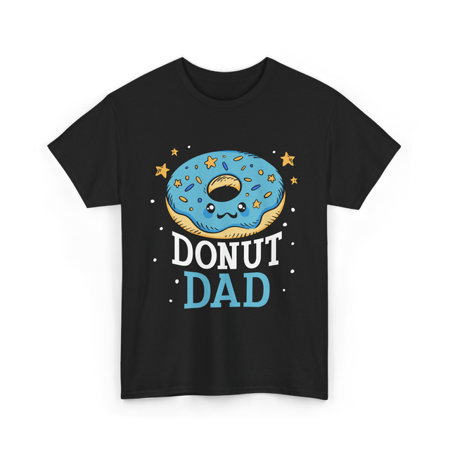 Donut Dad Donuts Father T-Shirt - Black