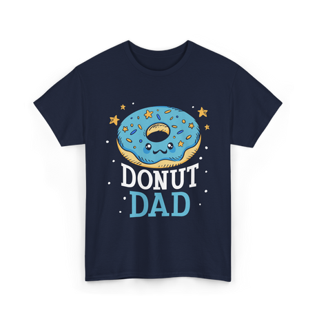 Donut Dad Donuts Father T-Shirt - Navy