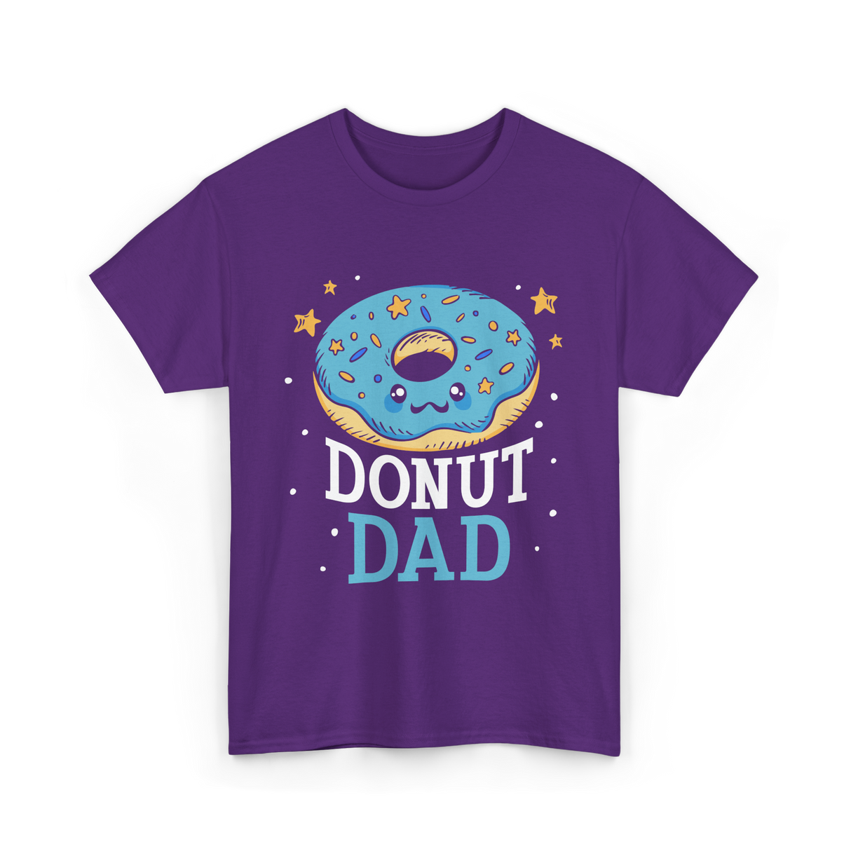 Donut Dad Donuts Father T-Shirt - Purple