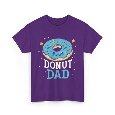 Donut Dad Donuts Father T-Shirt - Purple