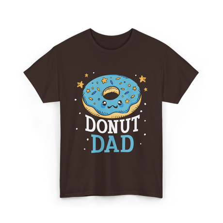 Donut Dad Donuts Father T-Shirt - Dark Chocolate