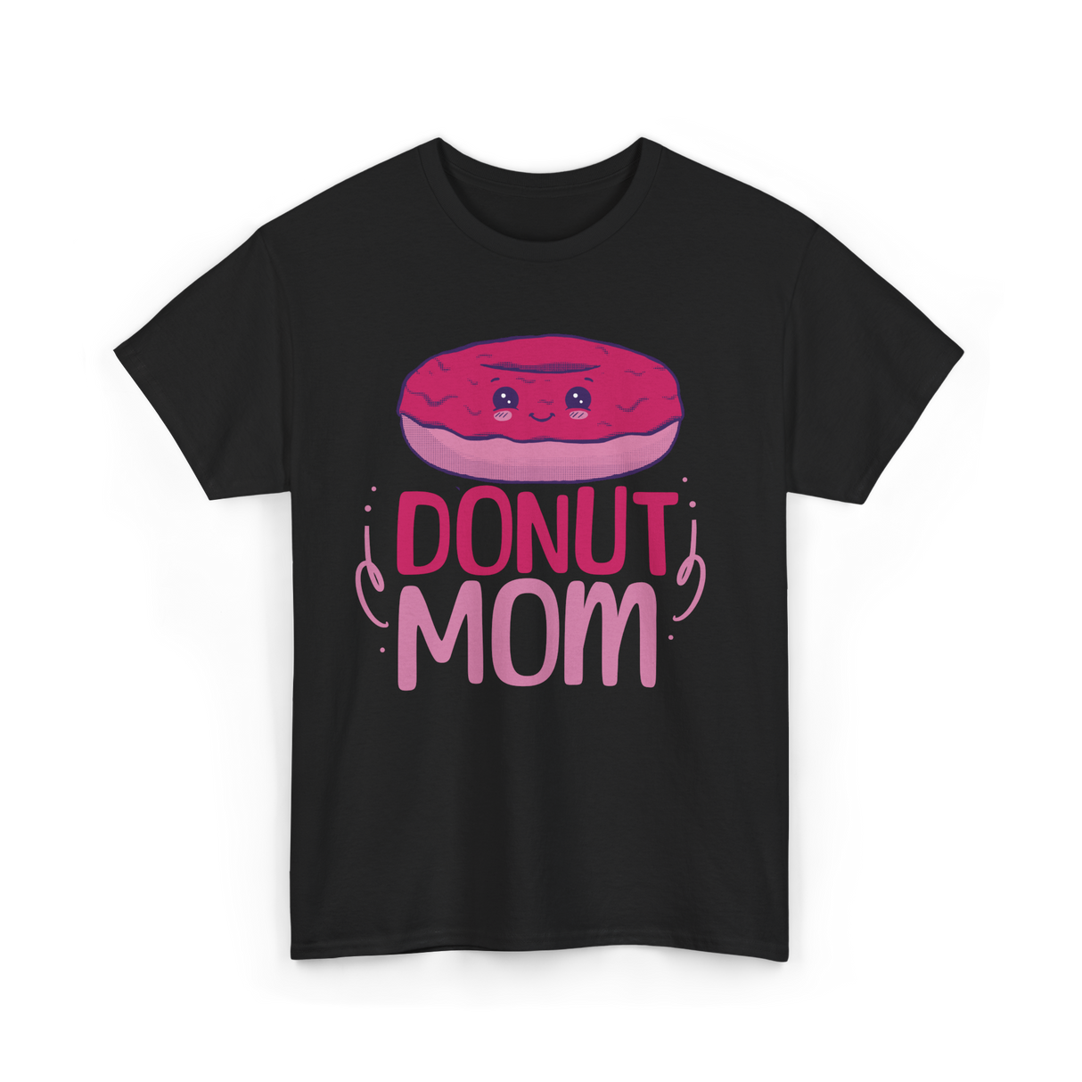 Donut Mom Donuts Mama T-Shirt - Black