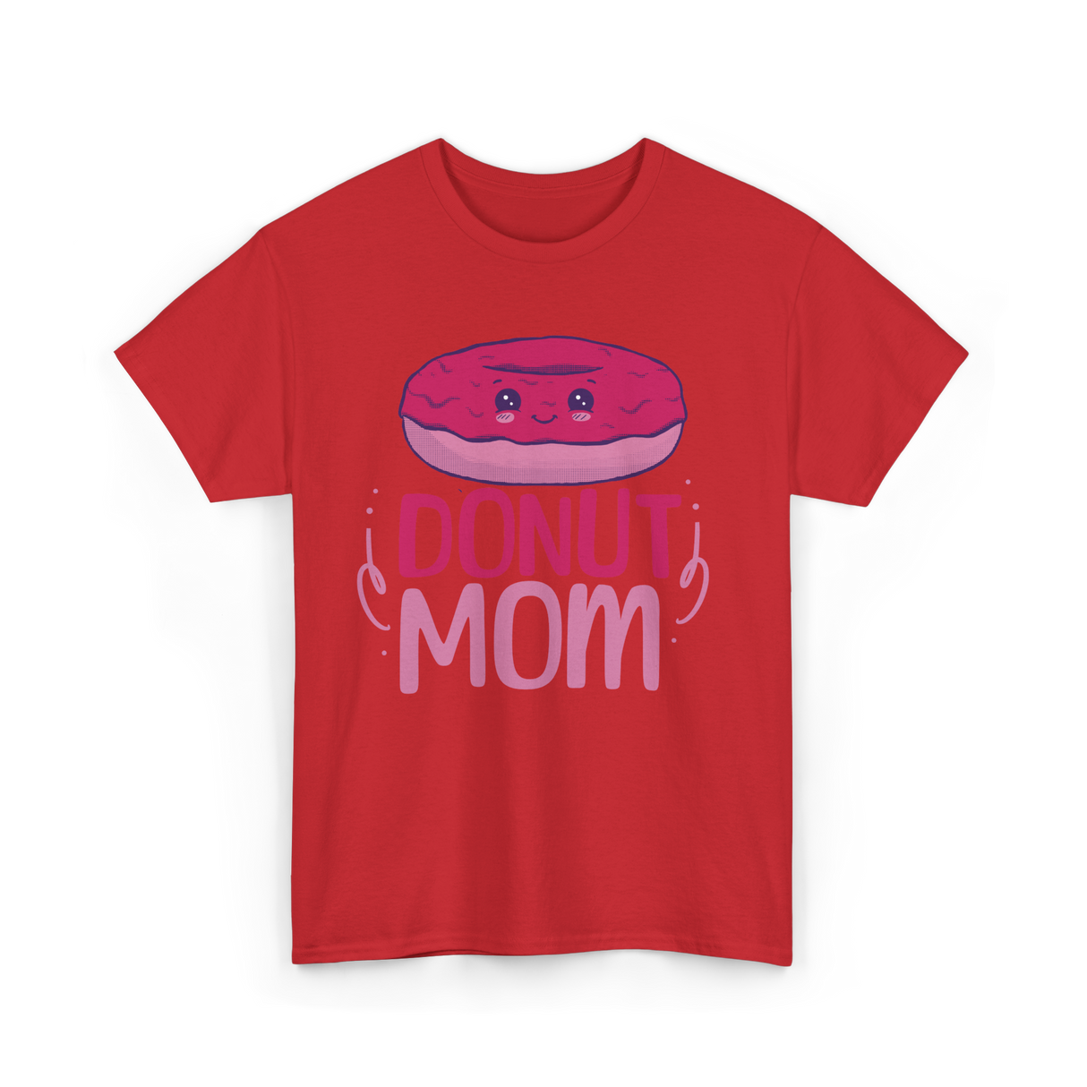 Donut Mom Donuts Mama T-Shirt - Red