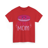 Donut Mom Donuts Mama T-Shirt - Red