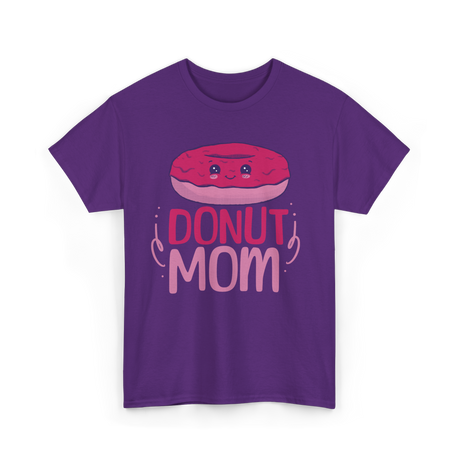 Donut Mom Donuts Mama T-Shirt - Purple