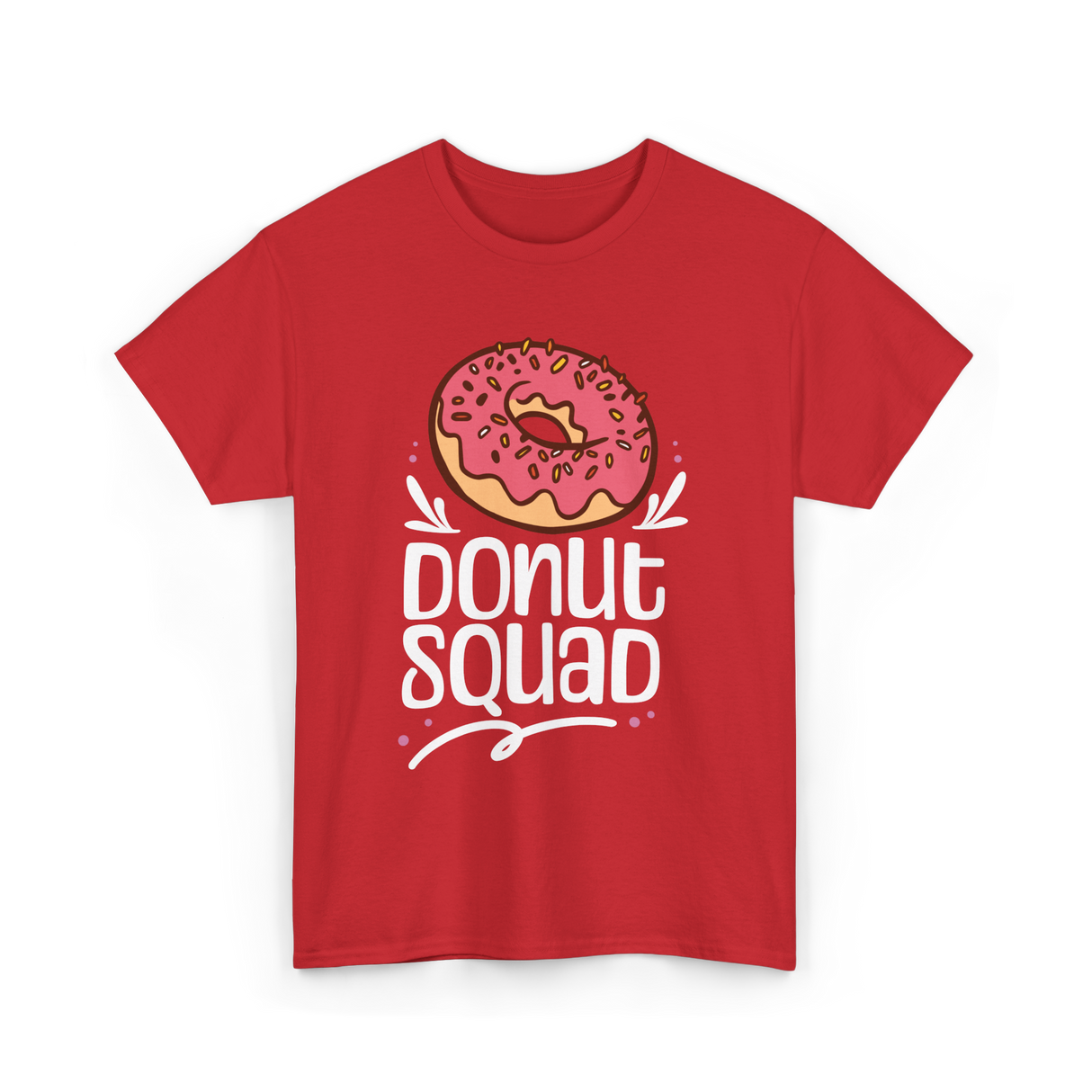 Donut Squad Donut Lovers T-Shirt - Red