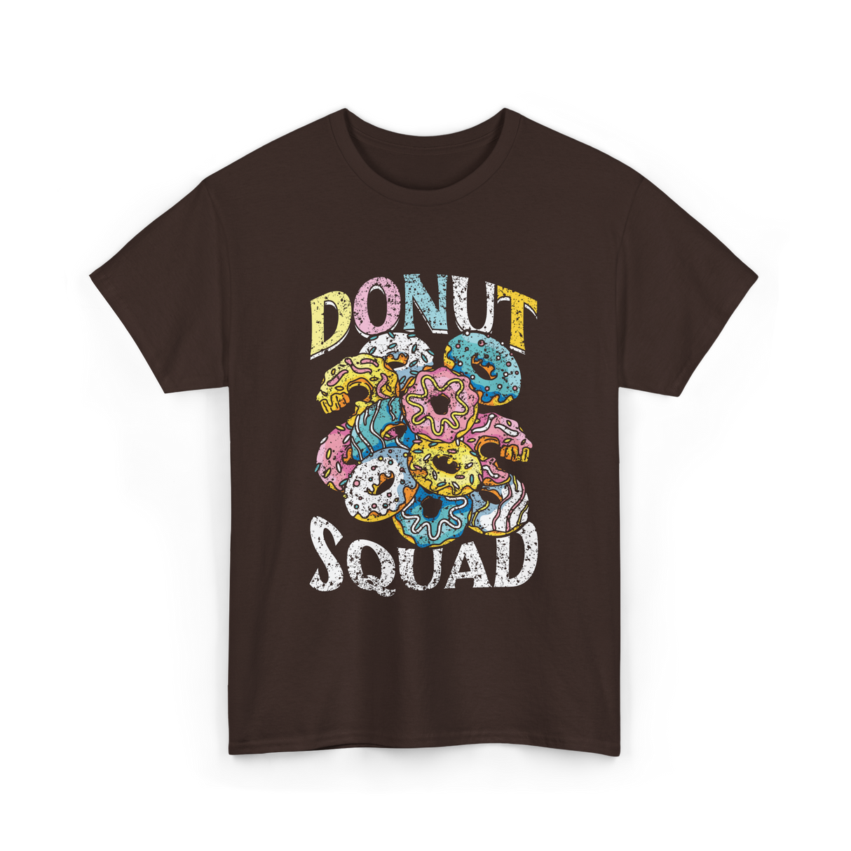 Donut Squad Donuts Dessert Lovers T-Shirt - Dark Chocolate