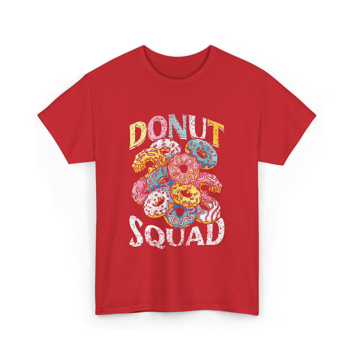 Donut Squad Donuts Dessert Lovers T-Shirt - Red