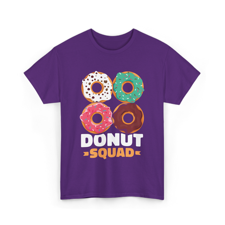 Donut Squad Donuts Dessert T-Shirt - Purple