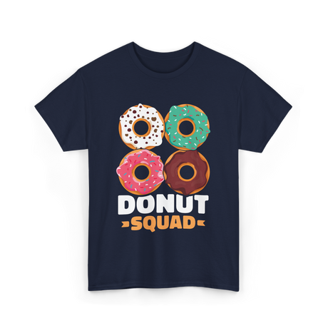 Donut Squad Donuts Dessert T-Shirt - Navy