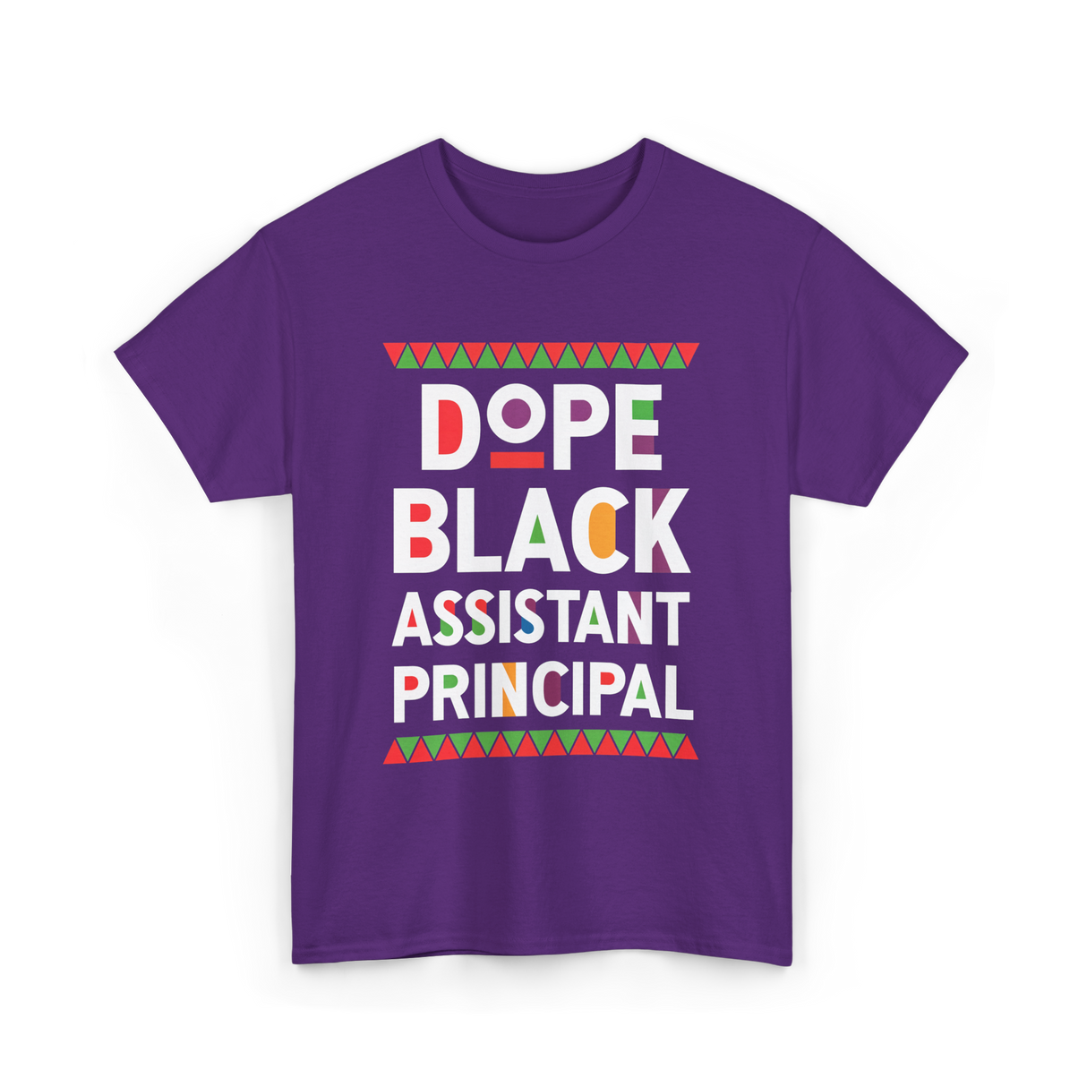 Dope Black Assistant Principal Education T-Shirt - Purple