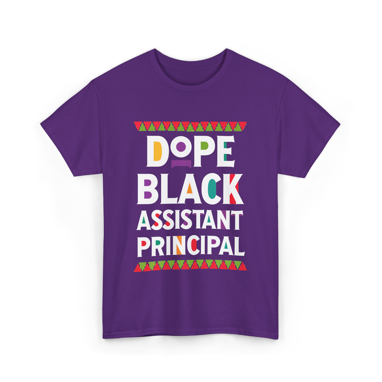 Dope Black Assistant Principal T-Shirt - Purple