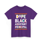 Dope Black Assistant Principal T-Shirt - Purple