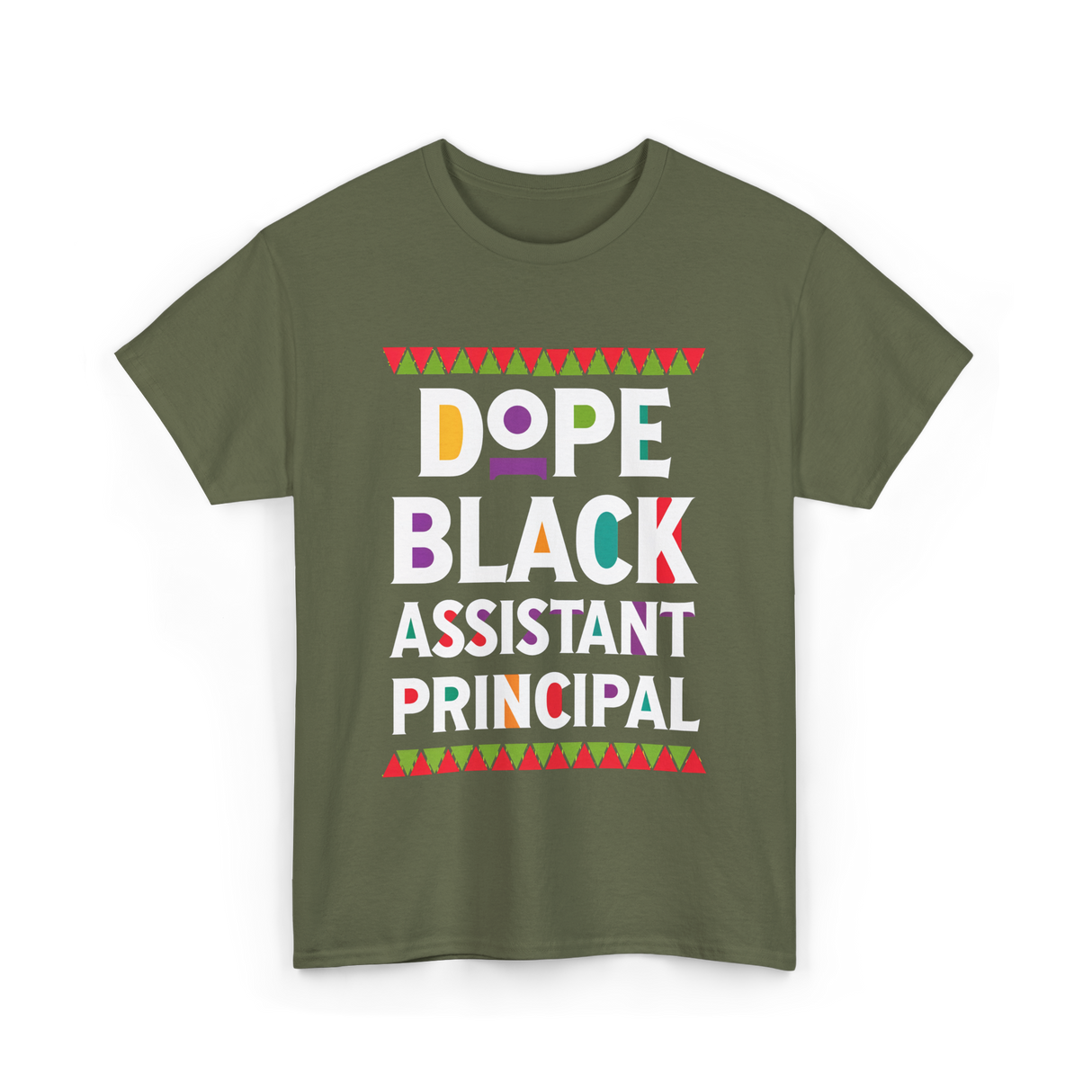 Dope Black Assistant Principal T-Shirt - Military Green