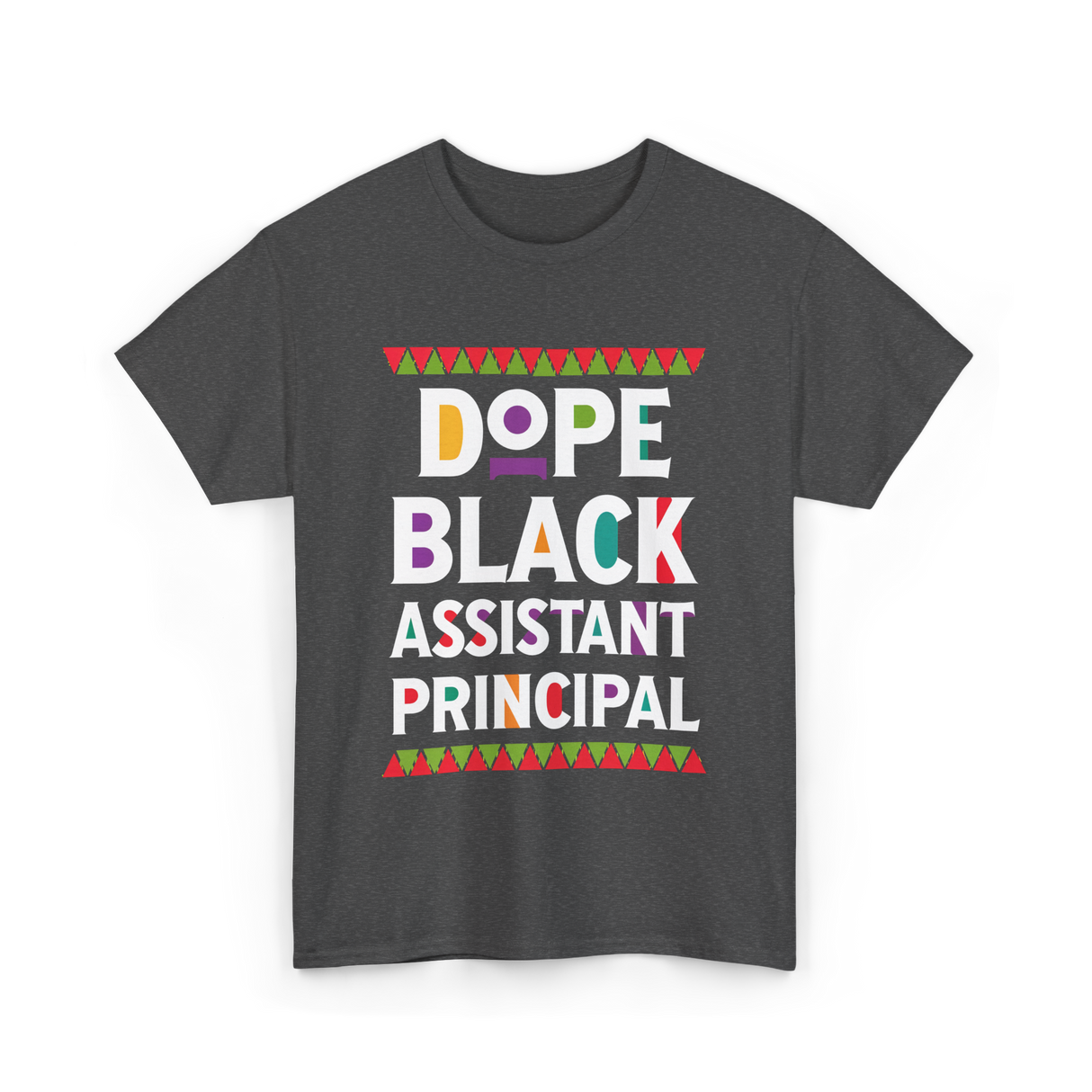 Dope Black Assistant Principal T-Shirt - Dark Heather